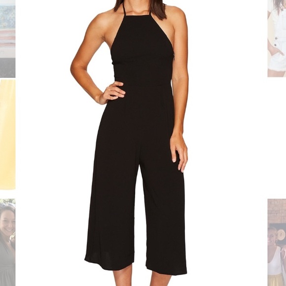 Show Me Your MuMu Pants - High neck black show me your mumu jumpsuit